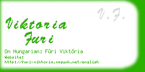viktoria furi business card